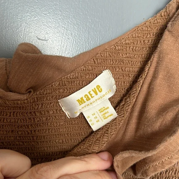 ANTHROPOLOGIE RUFFLE CROP TOP - Picture 3 of 5